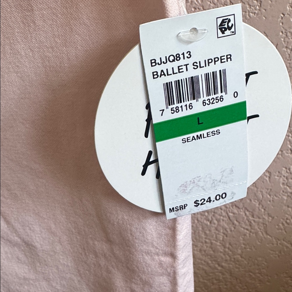 Planet Heart Women's Size Large Long Sleeve Boatneck Top - Light Pink NWT Casual - Picture 4 of 5